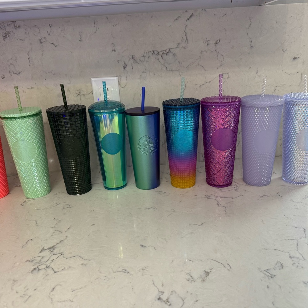 9 Starbucks Colorful Cup Collection